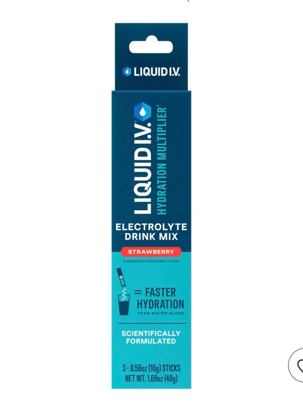 Liquid I.V. Strawberry Electrolyte Drink Mix 3ct 10 Box Bundle EXP 06/2026